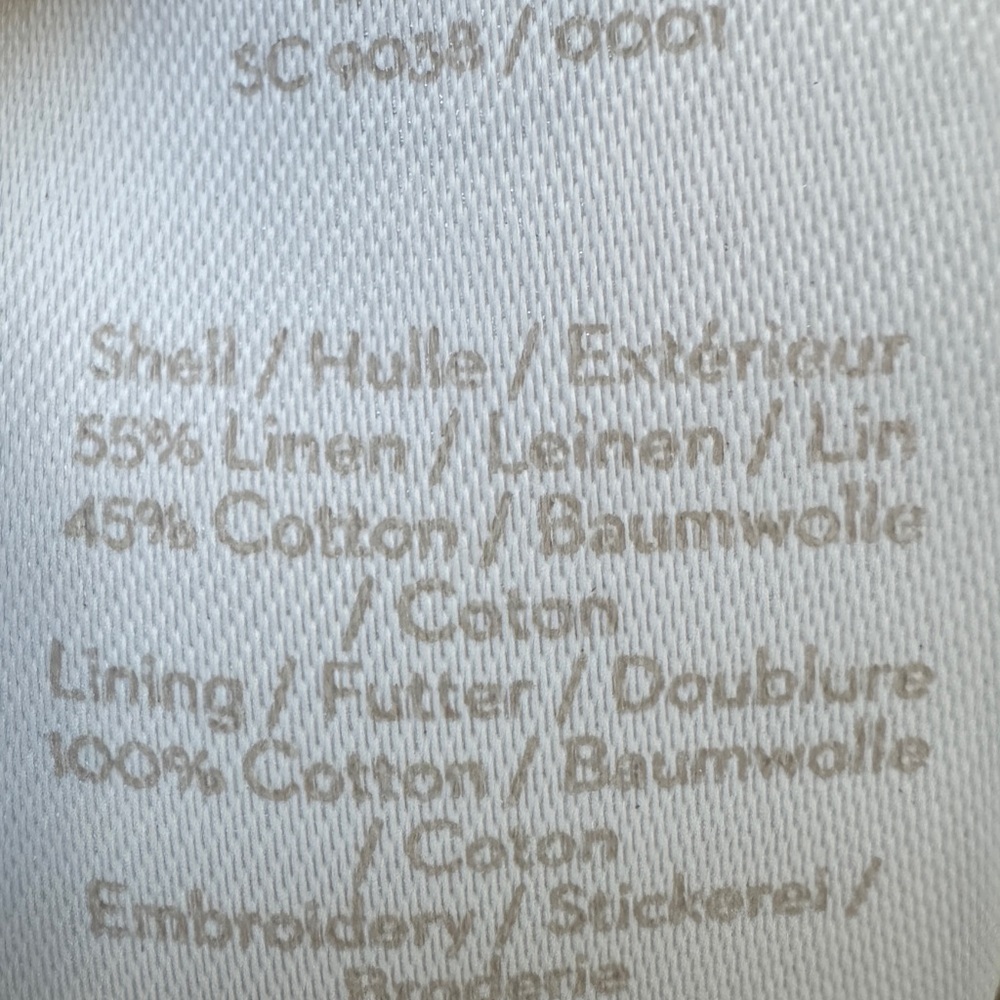 Boden Linen Blend Embroidered Skirt – Pink & Red – Size 6 - Picture 5 of 7